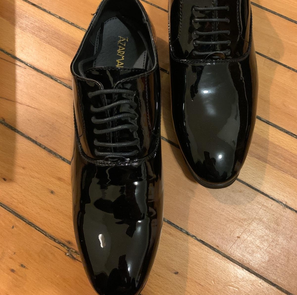 AZARMAN Black patent leather
